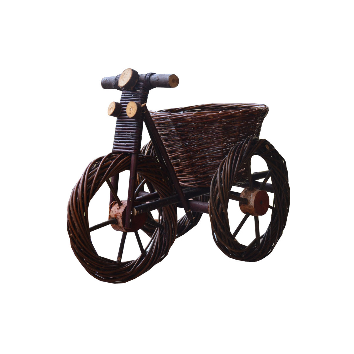 Cos de grădină din răchită
    bicicletă