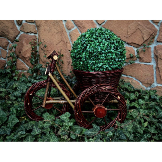 Cos de grădină din răchită
    bicicletă