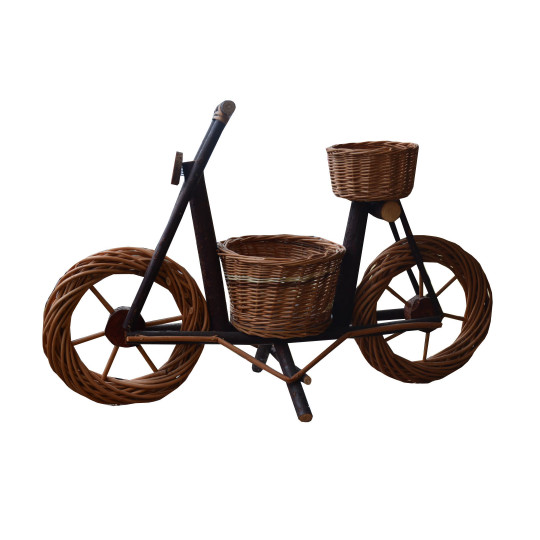 suport din ratan pentru flori de grădină