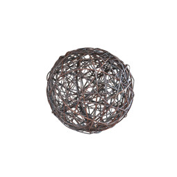 Minge de grădină din ratan, 30 cm