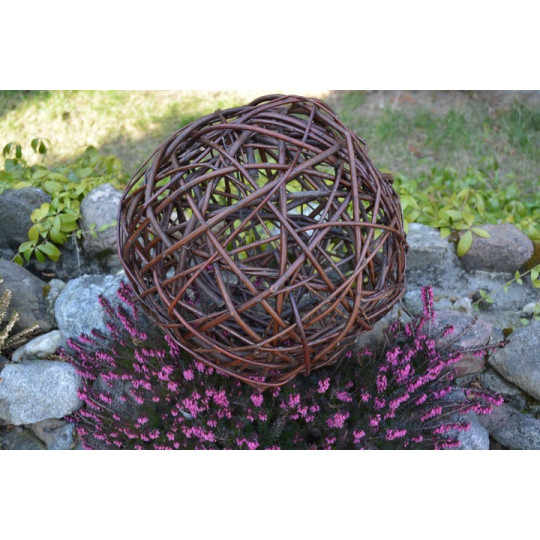 Minge de grădină din ratan, 30 cm