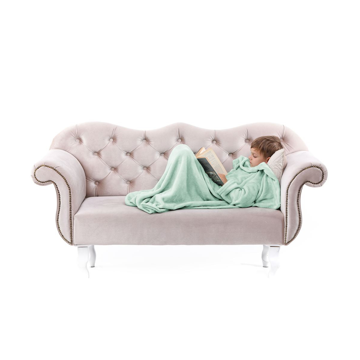 Patura de mentol pentru copii cu mâneci 90x105 cm