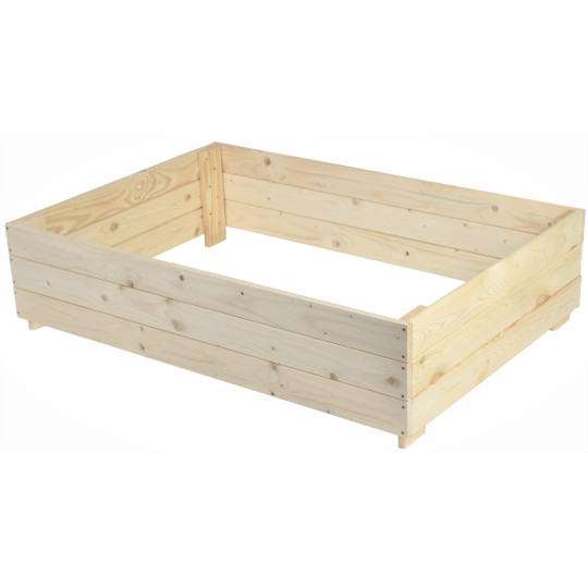 Pârtiu ridicată de lemn cu dimensiunile 150x120x30 cm