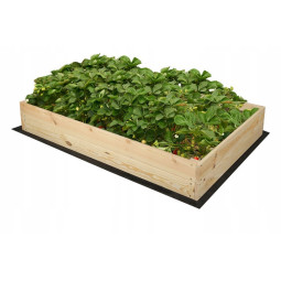 Pârtiu ridicată de lemn cu dimensiunile 150x120x30 cm