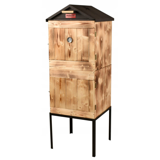 Udiță din lemn cu două camere și acoperiș din tablă + Cadou