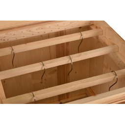 Uşiţi din lemn de calitate cu focar cu două camere + Cadou