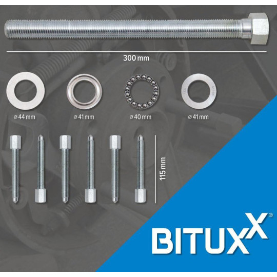Set pentru montarea rulmenților din partea din față a hub-ului, 31 de piese.