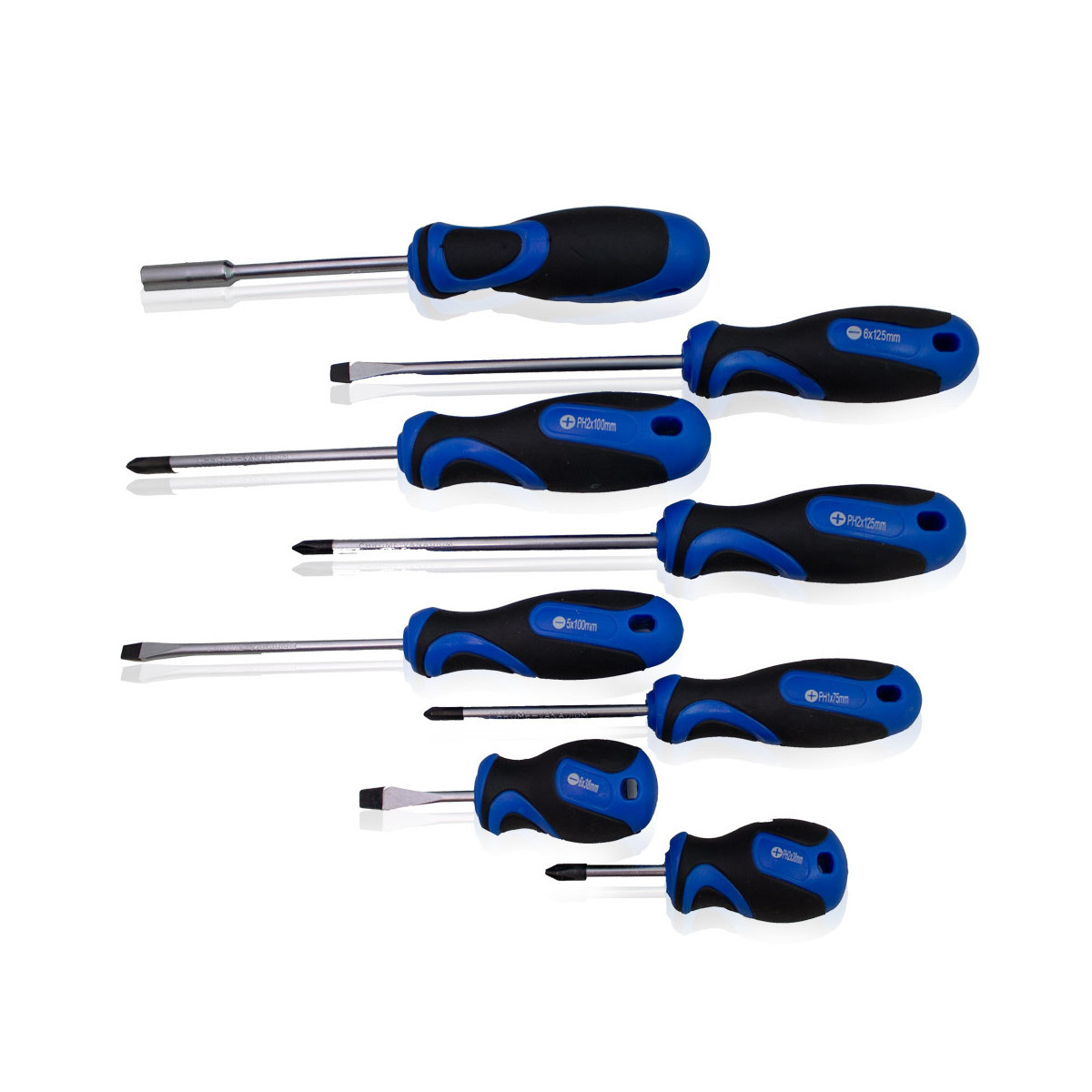 Set de șurubelnițe TORX cu bit drept în cruce, 58 buc.