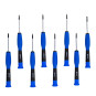 Set de șurubelnițe plate cu cruce Torx, 100 de bucăți