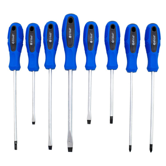 Set de șurubelnițe plate cu cruce Torx, 100 de bucăți