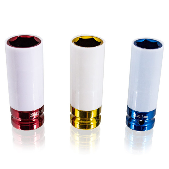 Cheie cu moment cu superserii 1/2" + capete 17 19 21 mm