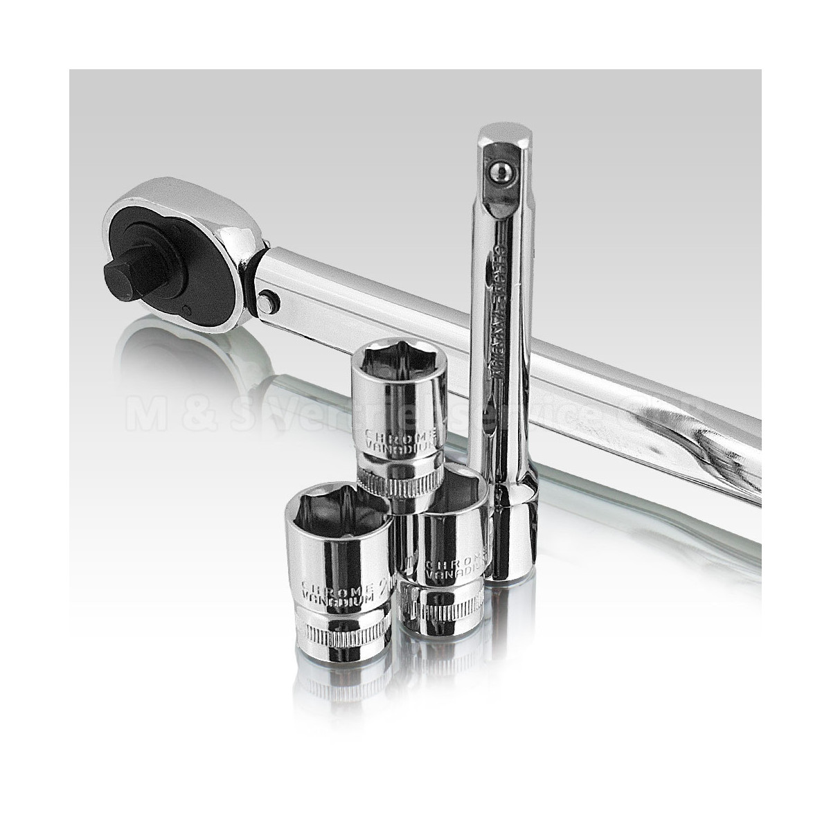 Cheie cu moment cu superserii 1/2" + capete 17 19 21 mm