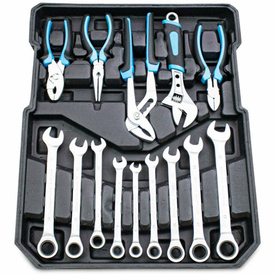 Set de unelte de atelier în cutie cu 1200 de elemente