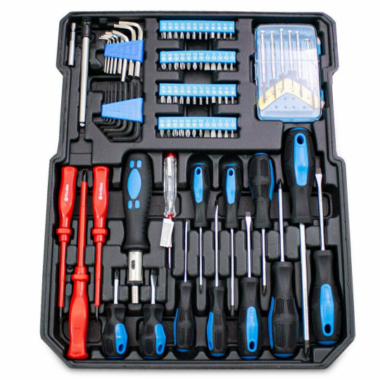 Set de unelte de atelier în cutie cu 1200 de elemente