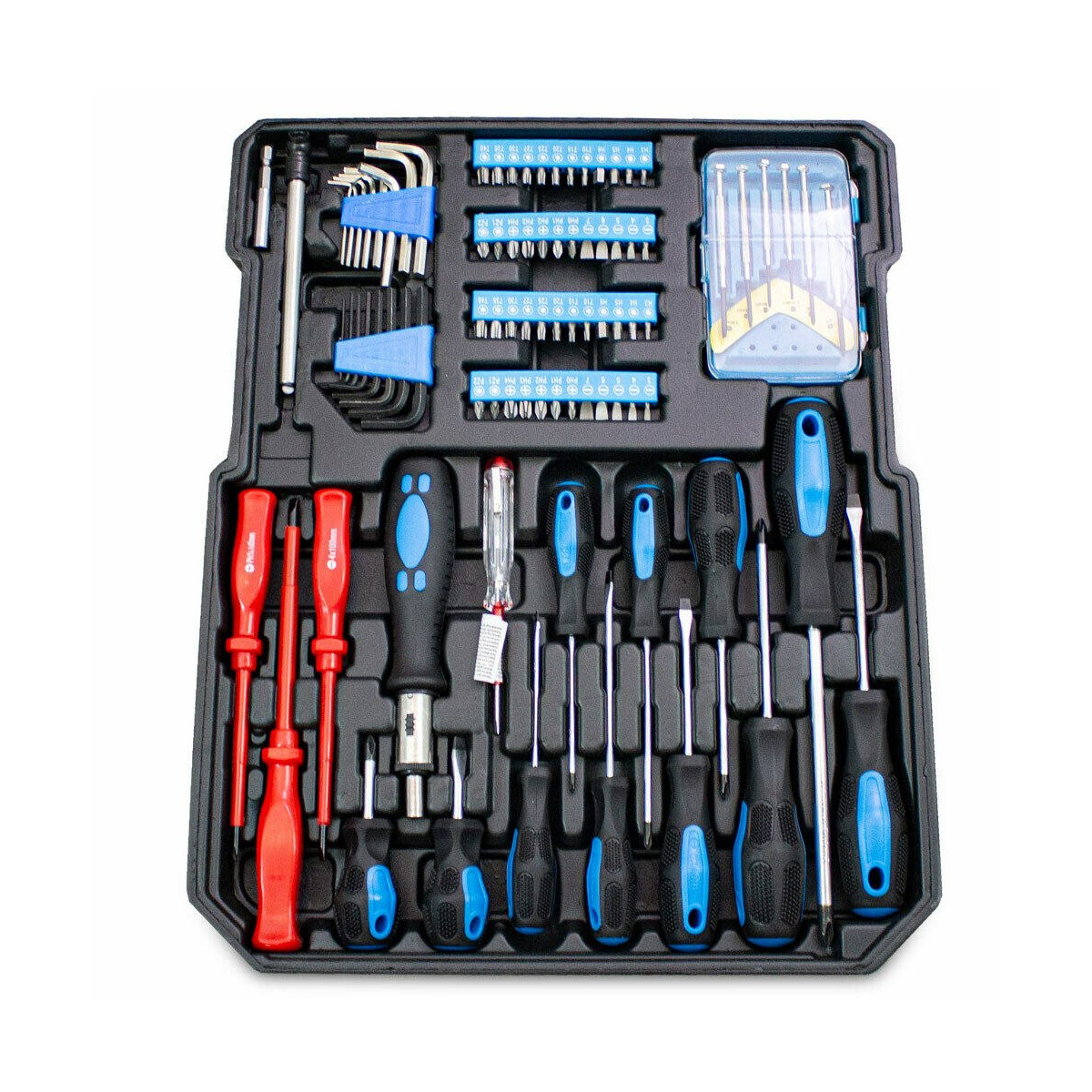 Set de unelte de atelier în cutie cu 1200 de elemente