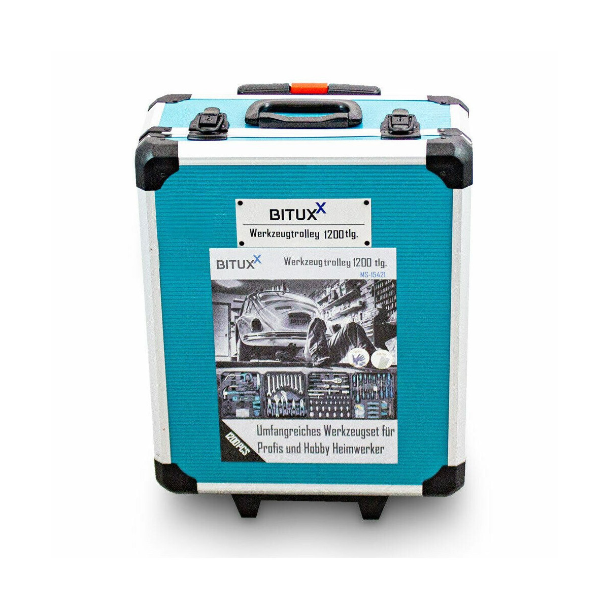 Set de unelte de atelier în cutie cu 1200 de elemente