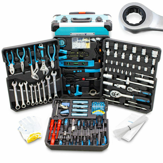 Set de unelte de atelier în cutie cu 1200 de elemente