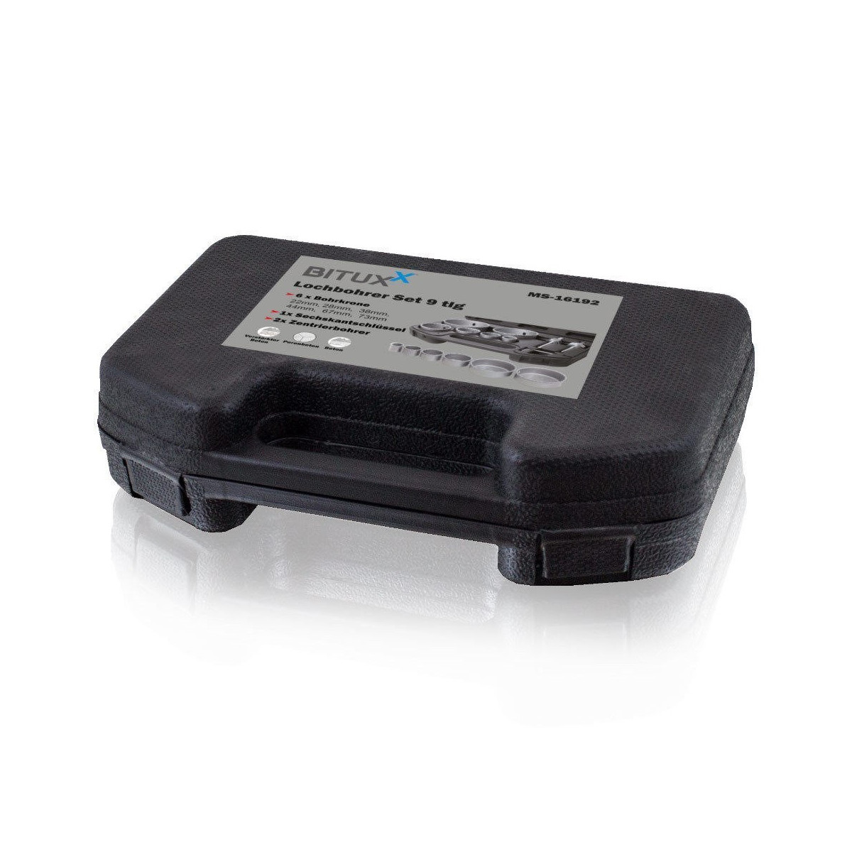 Set de burghiu pentru placi de beton 8 elemente