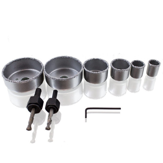 Set de burghiu pentru placi de beton 8 elemente