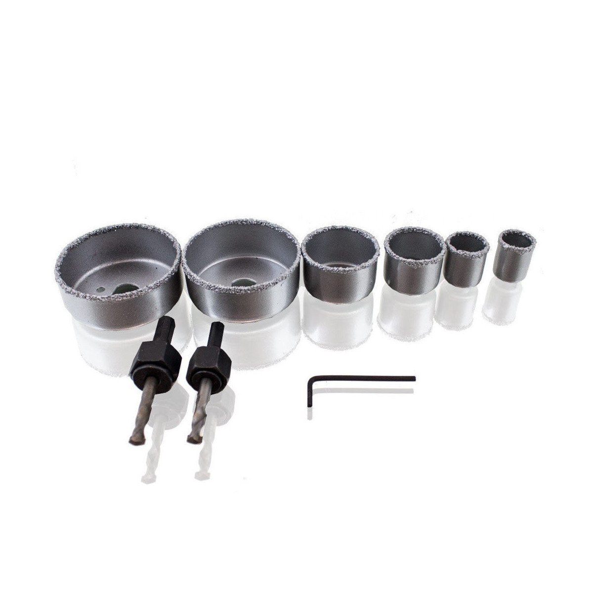 Set de burghiu pentru placi de beton 8 elemente