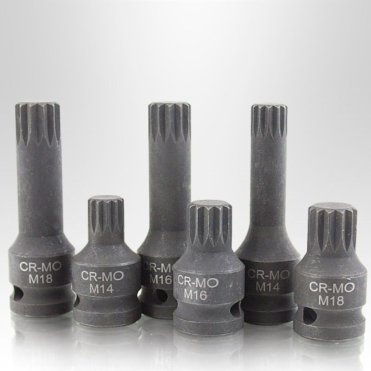 Set de chei cu impact XZN 1/2".