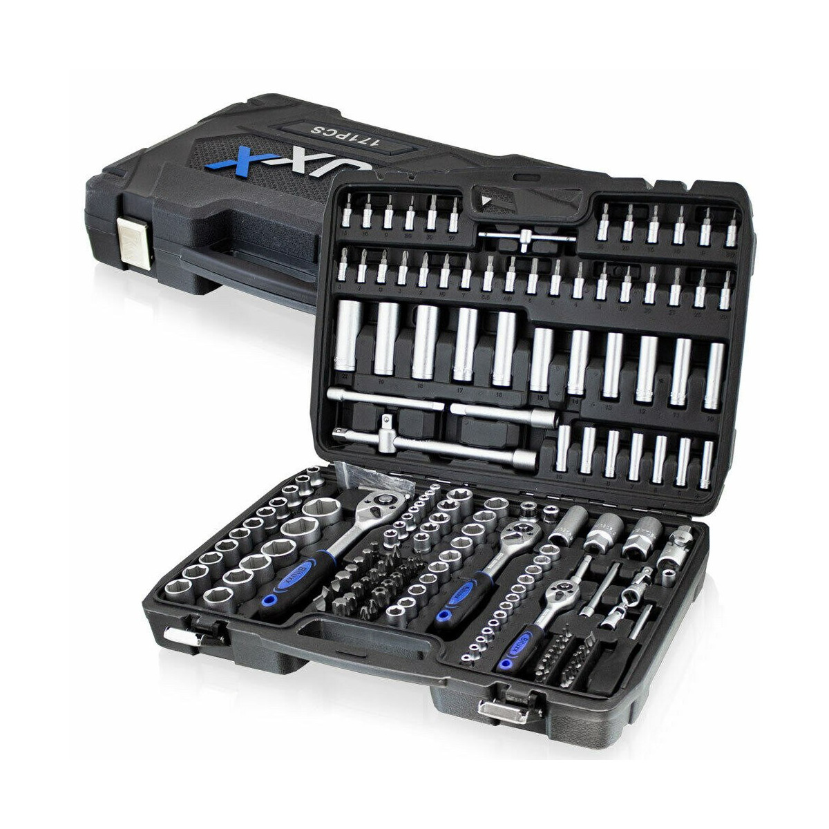 Set de chei cu accesorii 171 de piese