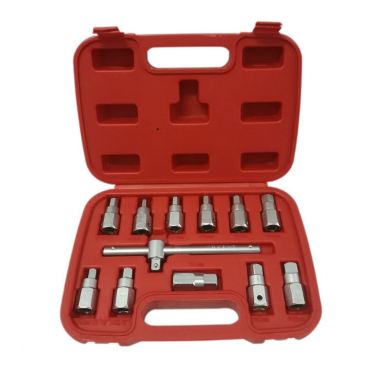 Chei cu șuruburi pentru ulei, set de 12 chei