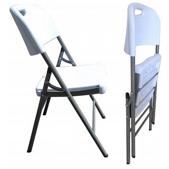 Scaun de catering pentru grădină de culoare albă