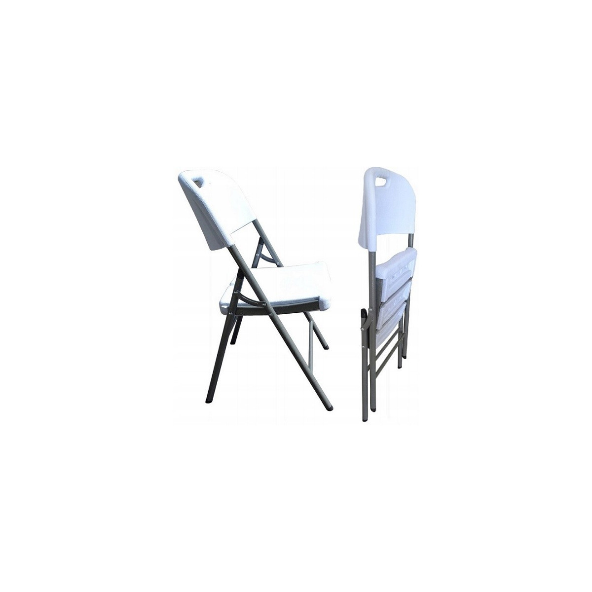 Scaun de catering pentru grădină de culoare albă