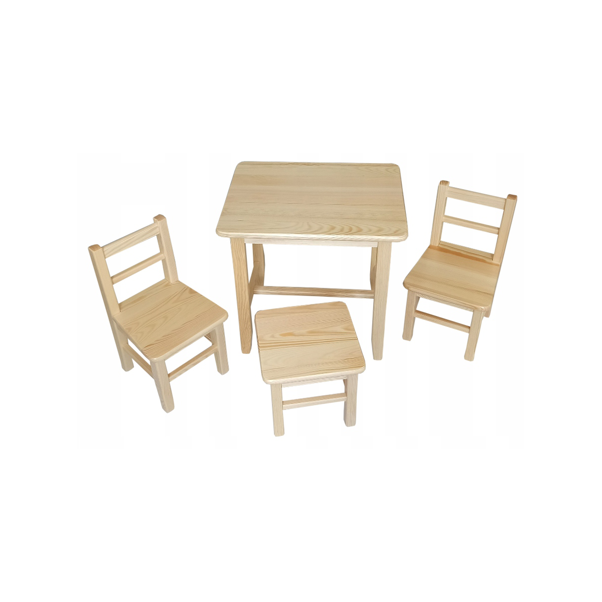 Scaune pentru copii cu masă din lemn de calitate