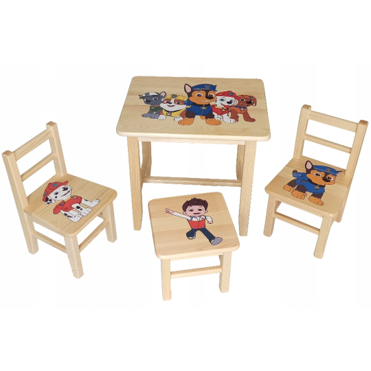 Scaune pentru copii cu povestea Patrulei