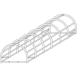 Seră de grădină mare la un preț super, cu dimensiunea de 3x6.