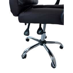 Fotoliu de birou reglabilă de culoare neagră