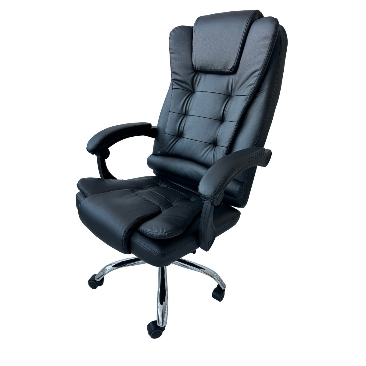 Fotoliu de birou reglabilă de culoare neagră