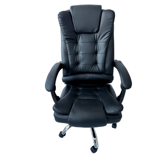 Fotoliu de birou reglabilă de culoare neagră