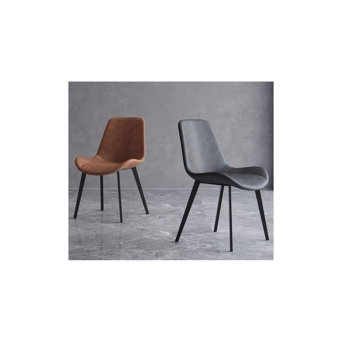 Scaun velur negru industrial de calitate