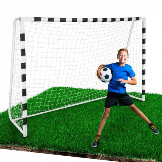 Poartă de fotbal portabilă pentru copii 300x200x90 cm