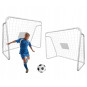 Set 2 porți de fotbal pentru copii cu dimensiunile 124x96x50 cm