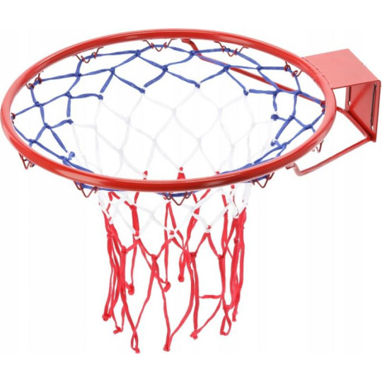 Coș de baschet de culoare roșu-albastru, 45 cm