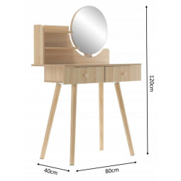 Chiuvetă originală cu oglindă și scaun pouf