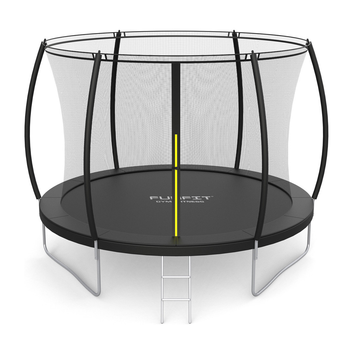 Trampolină pentru copii PREMIUM de culoare neagră 252 cm (8FT)