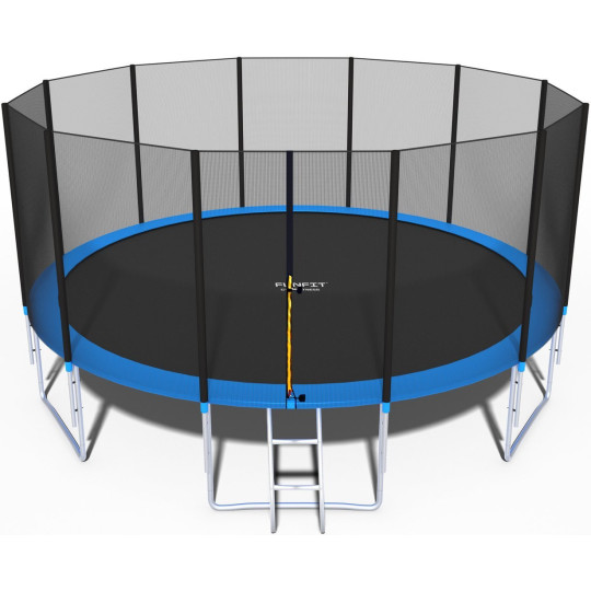 Trampolina de grădină pentru copii de 490 cm cu plasă exterioară și scară