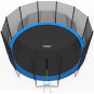 Trampolina de grădină pentru copii de 490 cm cu plasă exterioară și scară