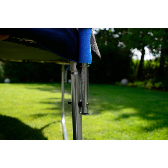 Trampolina de grădină pentru copii de 490 cm cu plasă exterioară și scară