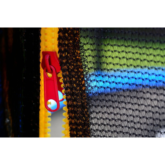 Trampolines de grădină pentru copii 374 cm cu scară și plasă