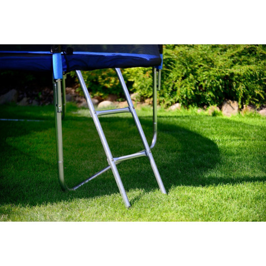 Trampolines de grădină pentru copii 374 cm cu scară și plasă