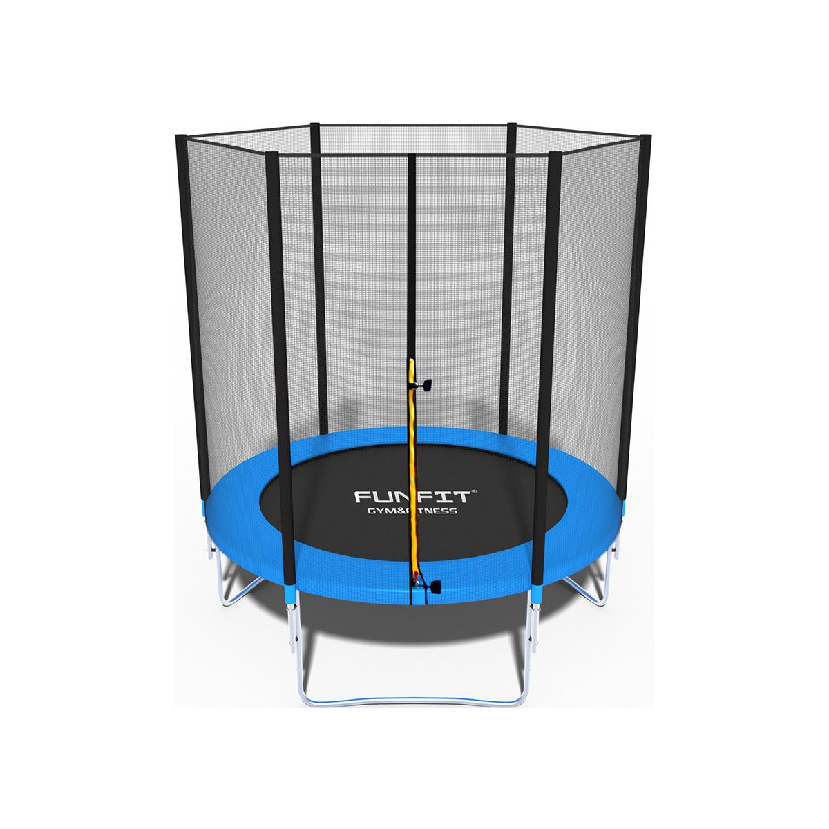 Trampolíne pentru copii de grădină de 183 cm cu scară și plasă.