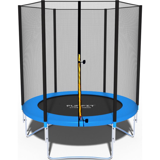 Trampolíne pentru copii de grădină de 183 cm cu scară și plasă.