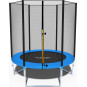 Trampolíne pentru copii de grădină de 183 cm cu scară și plasă.