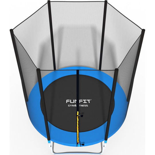 Trampolíne pentru copii de grădină de 183 cm cu scară și plasă.